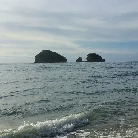 Mentawai Islands View from land of Tonga rocks